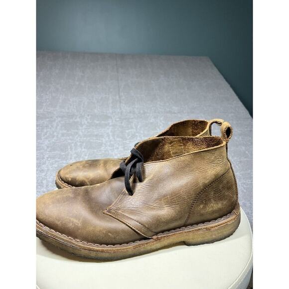 Rhodes Brown Leather Chukka Lace Up Casual Boot Mens Size 11 main image 4